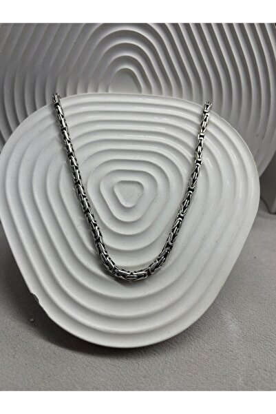 SOF 925 AYAR GÜMÜŞ KALIN KRAL KOLYE