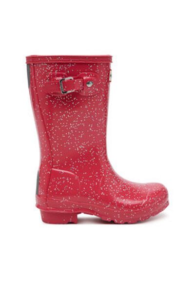 Hunter Girl Wellington Boots red HUNTER-JFT6075RGT THRIFT