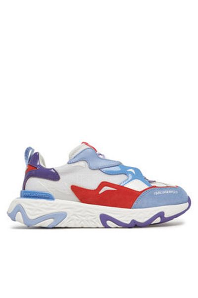 Karl Lagerfeld Women's Sneakers multicolor KARL LAGERFELD-KL62424 4VD LILAC LTHR & TEXT W/RED