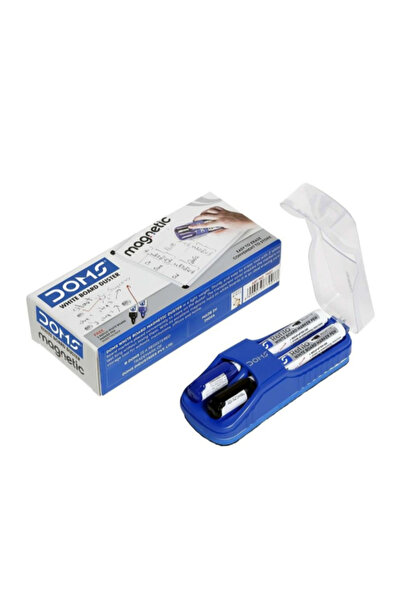 doms منفضة السبورة المغناطيسية مع قلمين تحديد