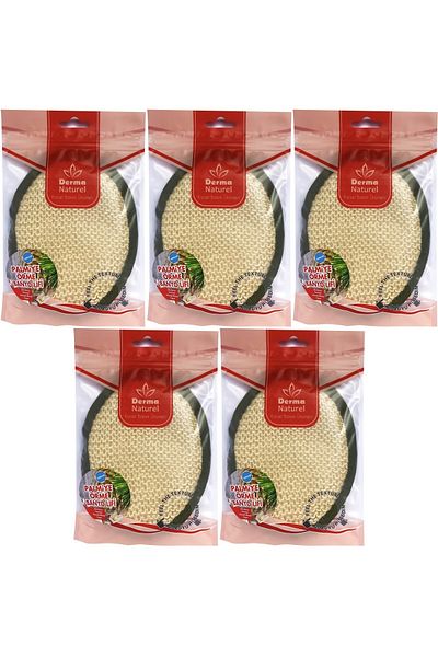 Derma Naturel Knitted Bath Face Washcloth (15*24cm) Ms-02 (Set of 5)