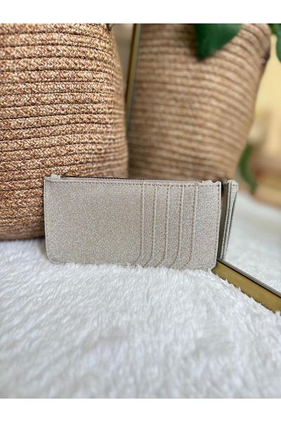 Z&M COLLECTION BAG SHOPPİNG 5 Compartment Glitter Women's Card Holder Accessory