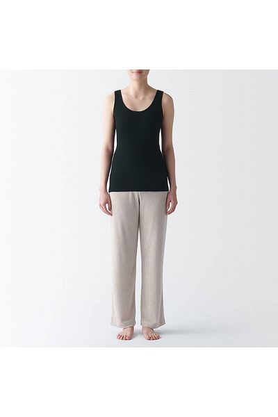Muji Cotton Ribbed Tank Top