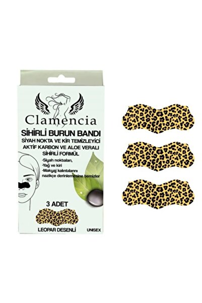 CLAMENCİA Burun Bantı Leopar 3'LÜ