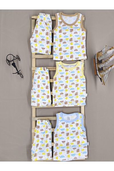 vieso 3-Piece Baby Boy Tank and Shorts Set