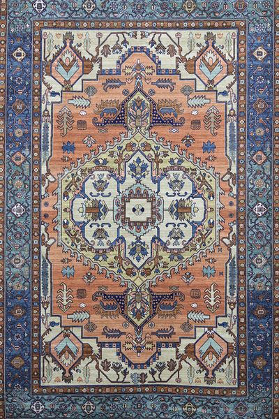 Alkaffary Red-blue Jahan carpet