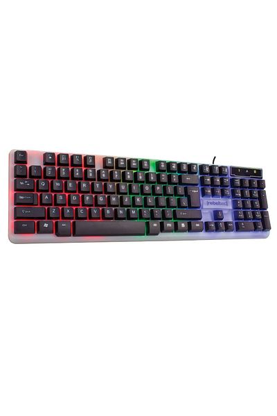 Diverse Gaming keyboard with 12 multimedia keys, anti-ghosting, Neon, LED backlight, cable length 1.8 m
