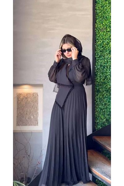 Eyes Life Stone Chiffon Belted Jumpsuit-Xl - Black