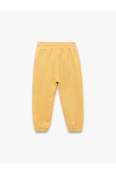Koton Cotton Waist Lace-Up Pocket Basic Jogger Pants