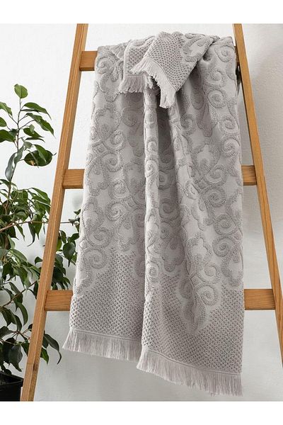 Karna Home Jacquard Cotton Towel Neroli with Stylish Pattern and Absorbent Features 50X90