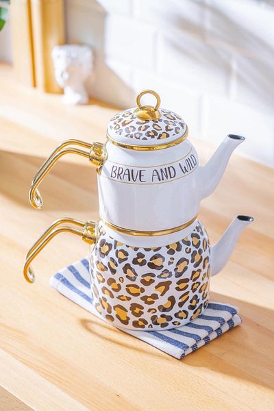 ACAR Qualita Nova Alt-Top Enamel Mini Teapot Set