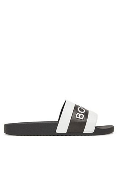 BOGNER Șlapi bărbătești negri BOGNER-12526417 020 NEGRU-ALB