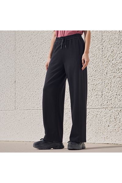 Kappa Kappa Textured Track Pants with Drawstring Closure and Pockets