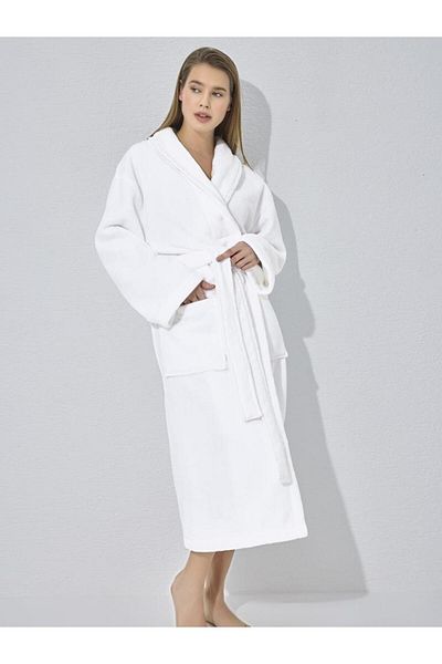 Karna Home Microcotton Mora Pure White Bath Towel 70X140