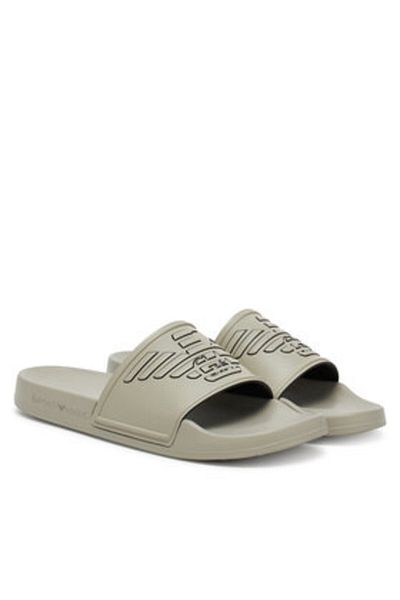 Emporio Armani Flip-flops bej pentru femei, bărbați, unisex EMPORIO ARMANI-XVPS11 XR273 U529 PLAZA+BLACK