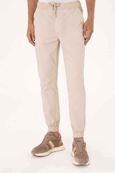U.S. Polo Assn. Men's Stone Canvas Trousers 50300442-Vr049