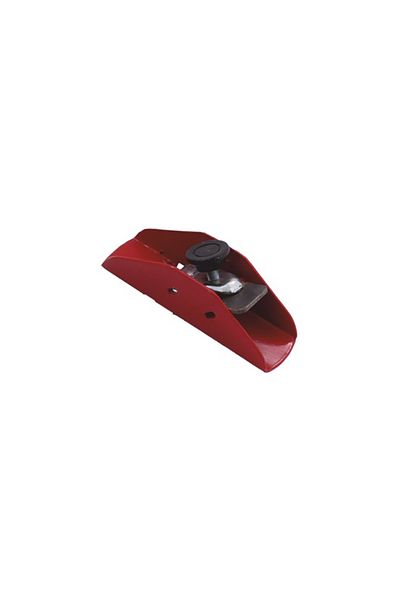 flores Small metal plane, red, Length 140 mm, Width 40 mm, Blade width 35 mm