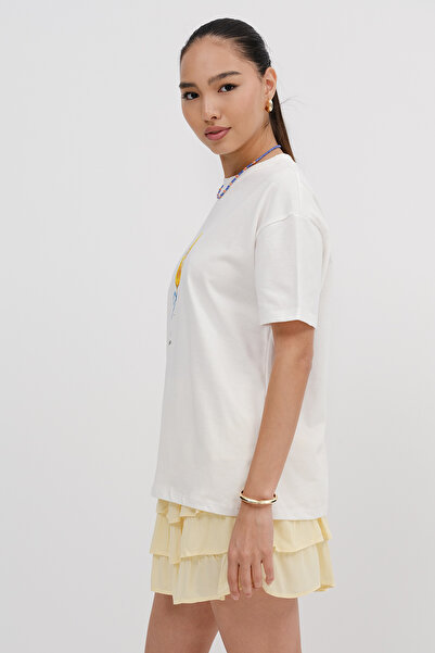 Addax Μπλουζάκι με στάμπα P10477