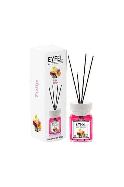 Eyfel Room Air Freshener with Sticks, Eyfel, Tulip Aroma, 120 ml + Cap