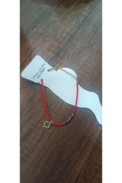 LADİJİTAL BASKI ÇÖZÜMLERİ Red Bead Anklet