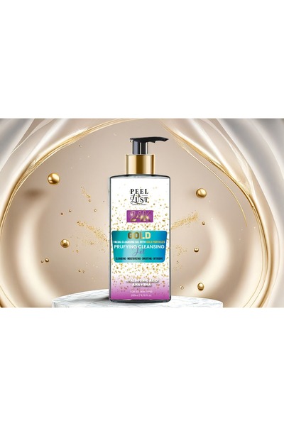 PEEL & LUST 24k Altın Parçacıklı Arındırıcı Nemlendirici Gözenek Sıkılaştırıc...