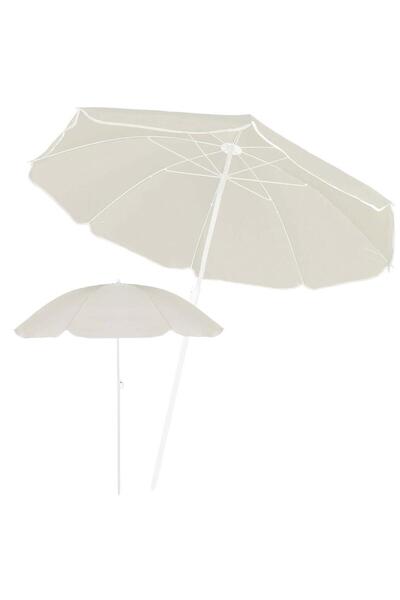 OEM Folding umbrella with adjustable tilt, diameter 160 cm, beige