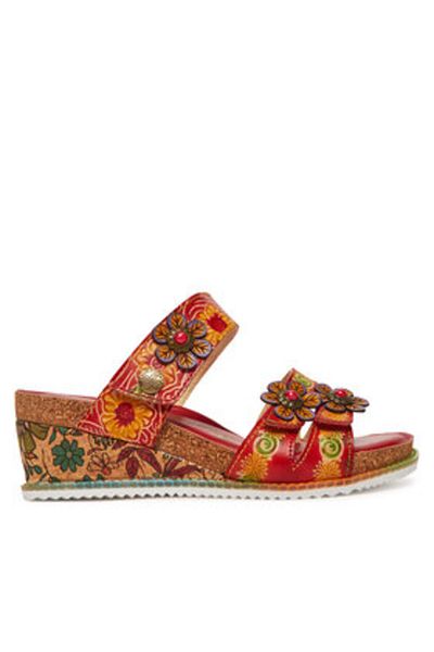 LAURA VITA Women's Flip-flops red LAURA VITA-BONITO 19 ROUGE