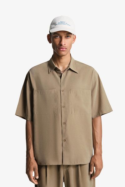 Bershka Short sleeve boxy fit shirt