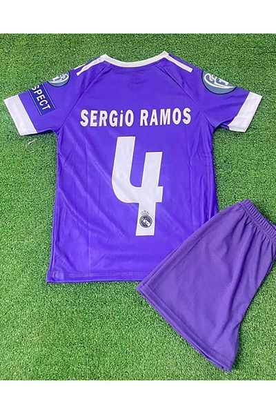 rüya vadisi Purple Ramos R.Madrid. Children's Jersey Set