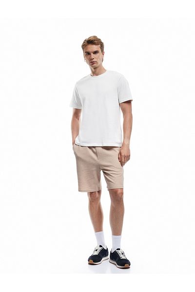 Koton Pocket Detailed Bermuda Waist Lace up Shorts