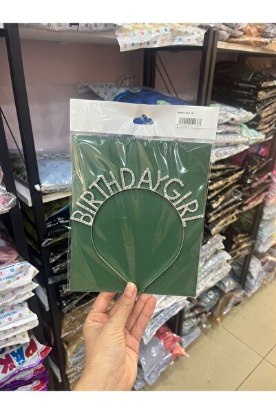 BALON HOME Bırthday Gırl Gümüş