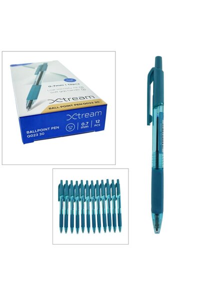 OEM Set de 12 pixuri mecanice cu vârf de 0,7 mm, Soft Grip, cerneală albastră, design ergonomic, X-