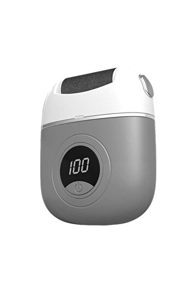 KARAKER جهاز تنظيف وتقشير القدم بثلاثة رؤوس طحن وشاشة رقمية وبطارية قابلة للشحن