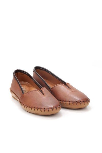 CATELLİ Catelli 302 Orthopedic Women's Leather Casual Shoes