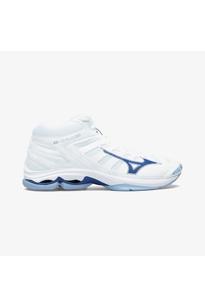 MIZUNO Wave Voltage 2 Mid Men's White Volleyball Shoes