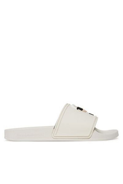 Karl Lagerfeld Women's Flip-flops white KARL LAGERFELD-KL80905A VT1 OFF WHITE RUBBER