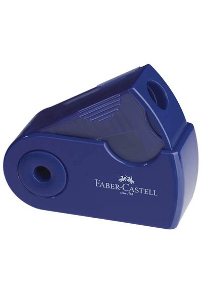 OEM Pencil Sharpener with Container Faber-Castell Sleeve-Mini, Blue