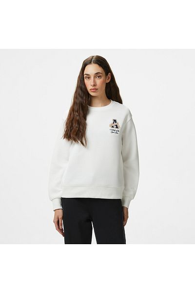 Anta Sports Club Women's White Sweatshirt