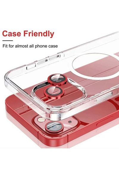 Lito Folie foto pentru iPhone 14, folie de protecție din sticlă pentru cameră S, transparentă