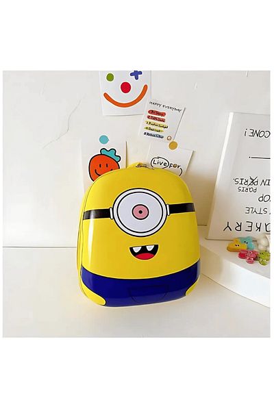 OEM Ghiozdan copii pentru gradinita, 30cm, model Minion