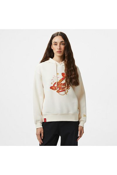 Anta Cny Good Luck Women's White Hoodie