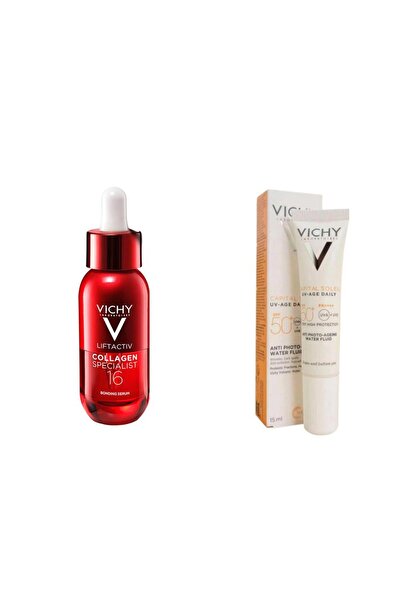 Vichy Liftactiv Collagen Specialist 16 Bonding Serum 30 ml + Uv Age Daily Spf...