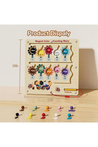 Sunman Montessori Magnetic Bee Maze
