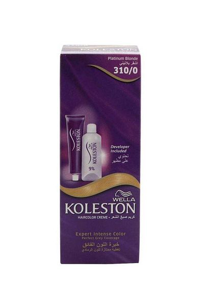 Wella Koleston Hair Dye Cream 310/0 Platinum Blonde