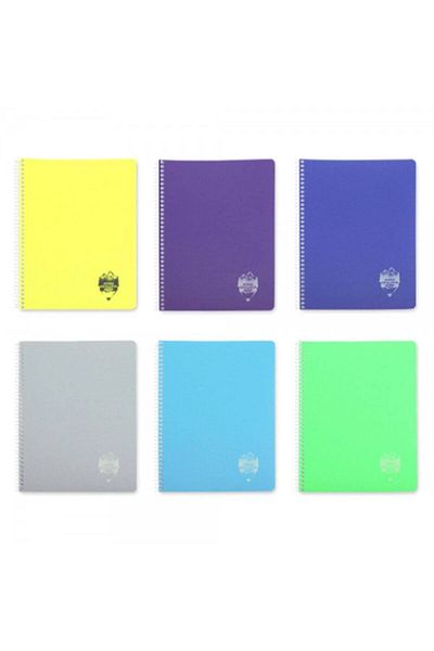 daço Daco A4 Notebook Reach Excellence, Plain Unruled, 96 Sheets, Spiral Bound, Plastic Cover