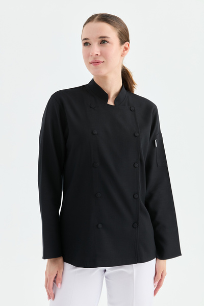 MyChef 2001 Дамски костюм с двойни копчета за готвачи