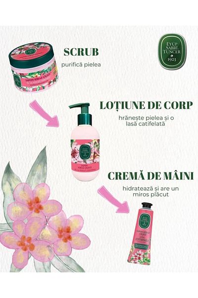 Eyüp Sabri Tuncer Eyüp Sabri̇ Tuncer Japanese Cherry Blossom Care Series Peeling, Lotion and Cream