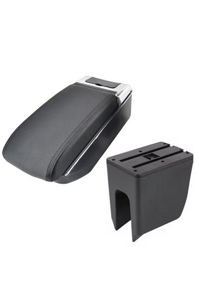 AVR AVR® armrest for Dacia Spring 1 (10.2020 - ) model 7H, black, with USBs