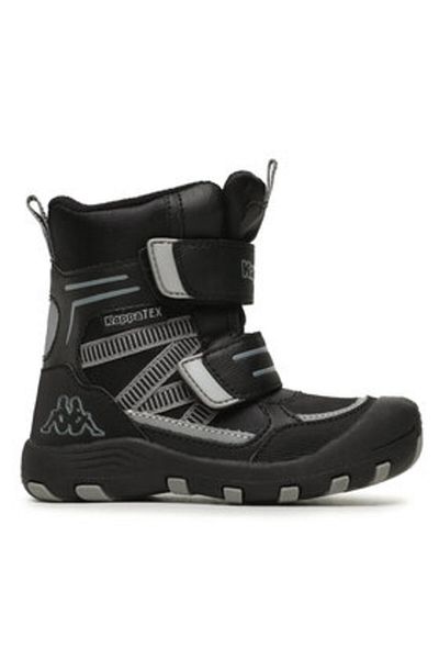 Kappa Ghete de zăpadă negre pentru băieți KAPPA-260805K BLACKPOOL TEX K 1116 NEGRU/GRI