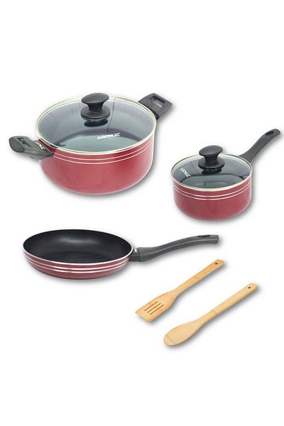 Auroware 7 Pcs Non stick Cookware set